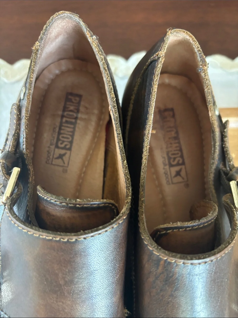 Pikolinos  Double Monk Strap Oxford shoes in Size 39 - US 8.5  excellent conditi